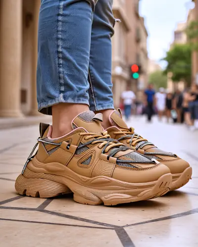 Sneakers pentru femei Royalfashion cu talpă groasă Reterri