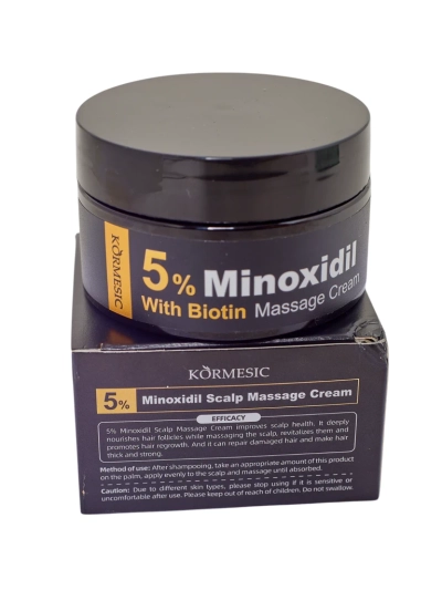 Cremă de masaj pentru scalp Kormesic cu biotină – stimulează creșterea părului