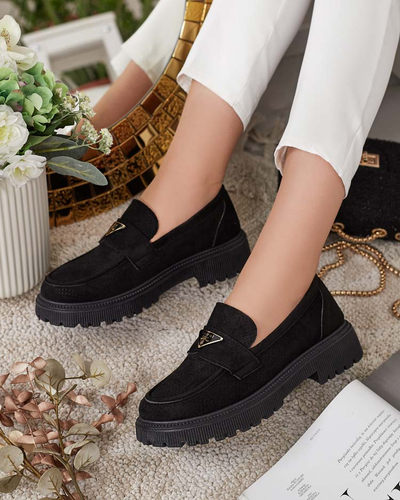 Eleganți Pantofi de Damă Nera din Piele Ecologică