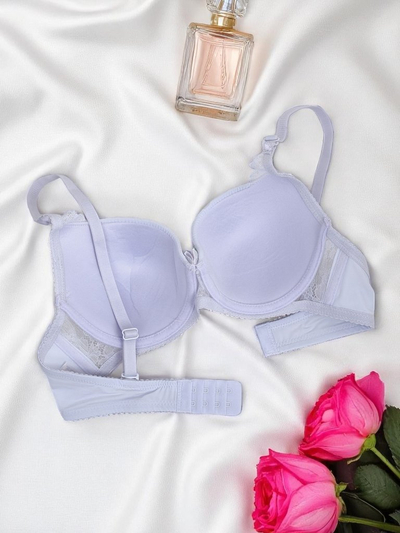 Royalfashion Sutien cu burete dantelat pentru femei Sutien Bella