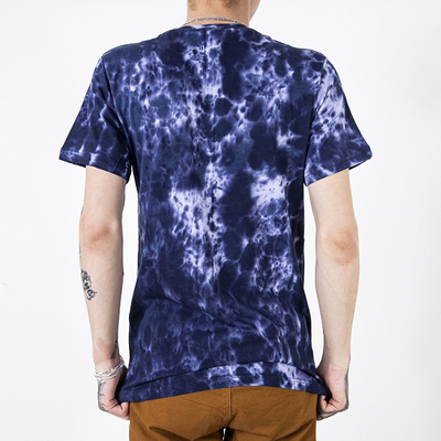 Tricou bărbătesc din bumbac violet cu imprimeu - Îmbrăcăminte