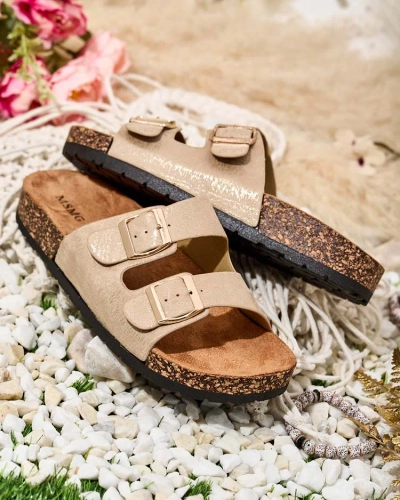 Royalfashion Flip-flops cu talpă plată Rolotta pentru femei