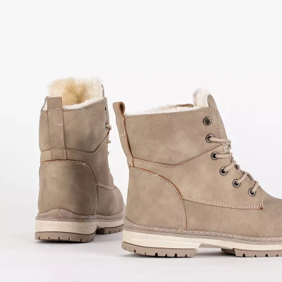 OUTLET Cizme misqa dama bej mat. Încălţăminte