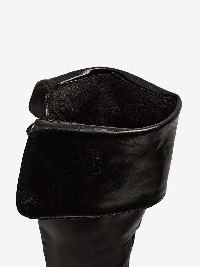 Kozaki damskie za kolano eko skórzane Denivra