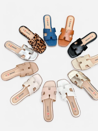 Sandale cu talpă plată Royalfashion pentru femei Eval