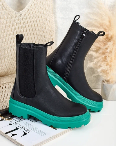 Royalfashion Eko cizme de damă din piele Ereste