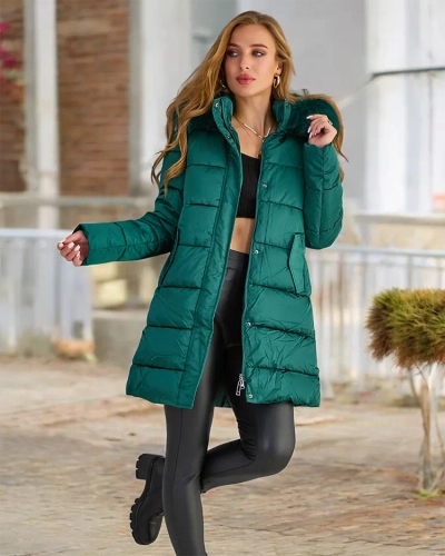Royalfashion Jachetă de iarnă matlasată pentru femei