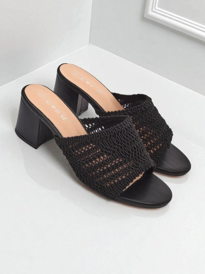 Royalfashion Damskie klapki na słupku Sole Bloom