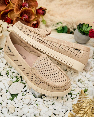 Royalfashion Mocasini de damă traforați Nafis