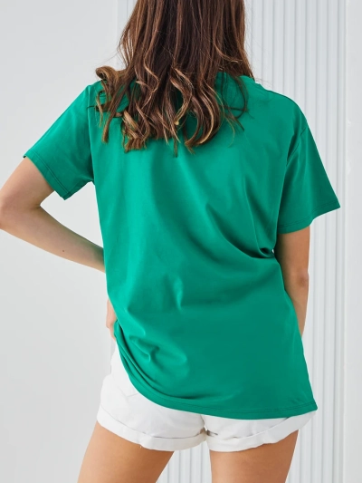 Royalfashion Tricou din bumbac pentru femei Mai mult și mai mult