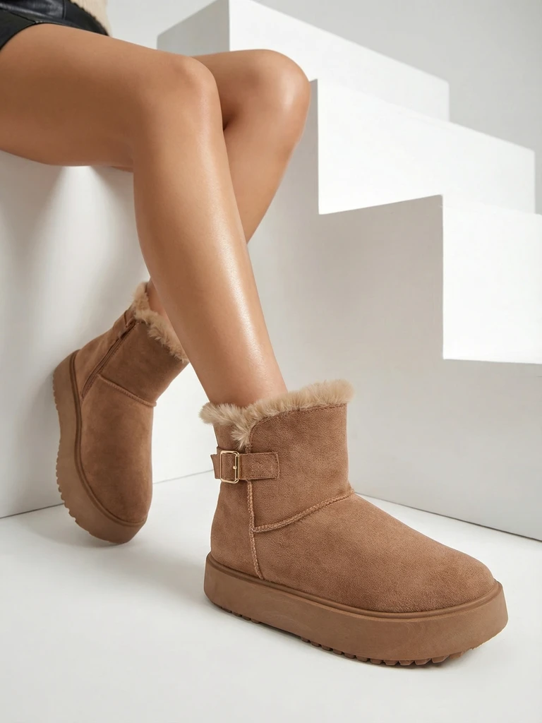 Royalfashion Kratke buti a'la snegovci ženske Winter Crest