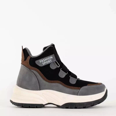 OUTLET Pantofi sport dama izolati gri Filippa - Incaltaminte