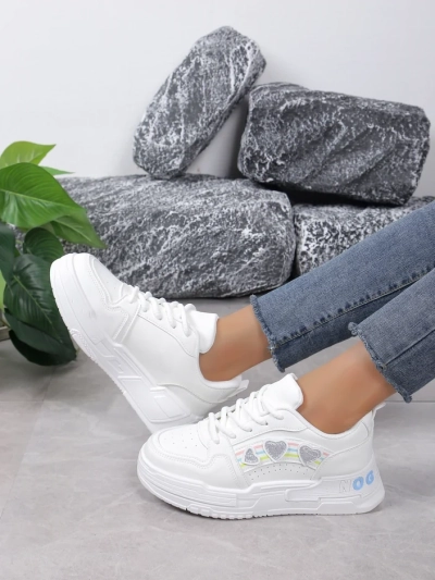 Sneakers pentru femei Royalfashion cu sclipici Samoles