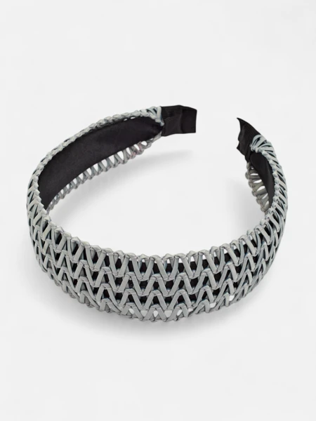 Royalfashion Opaska rum ażurowa împletită