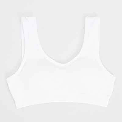 Sutien de sport alb pentru copii - Lenjerie de corp