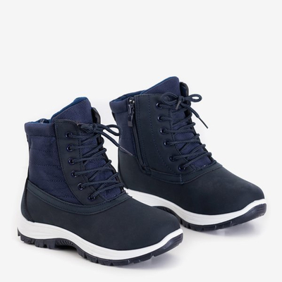 Cizme de zăpadă pentru copii albastru-maritim Miuro - Încălțăminte