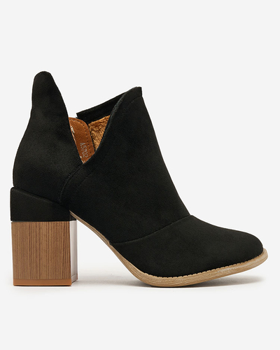 Royalfashion Cizme stiletto Ricteas negre pentru femei