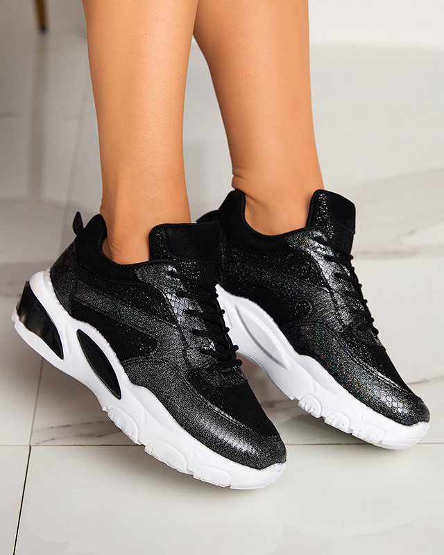 OUTLET Pantofi sport negri dama Tenisi Filondi - Incaltaminte