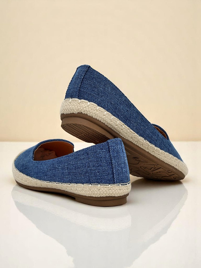 Espadrile Royalfashion pentru femei din piele intoarsă ecologică, model Bombei