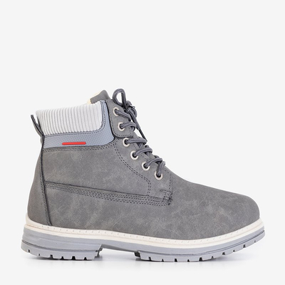 Cizme izolate pentru femei gri închis de la Triniti - Pantofi