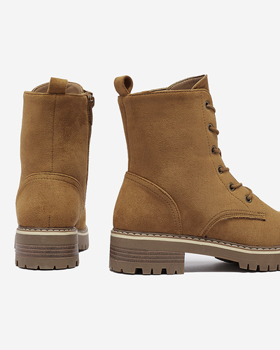 Cizme de trapper pentru femei maro Priviea - Încălțăminte