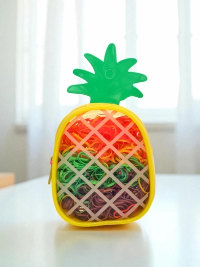Royalfashion Wielokolorowe gumeczki silikonowe Ananas