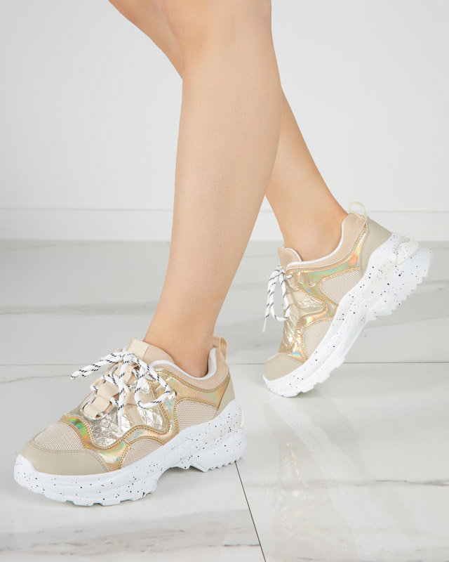 Pantofi sport dama auriu-bej adidasi Dejis - Incaltaminte