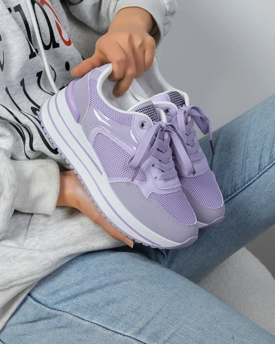 Royalfashion Pantofi sport pentru femei cu platformă Revided