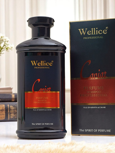 Șampon de păr parfumat Wellice cu keratină netezește și hidratează