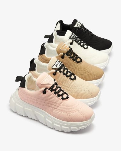 Pantofi sport din material textil pentru femei roz deschis Riotay- Footwear
