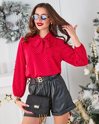 Royalfashion Cămașă de femei cu strassuri