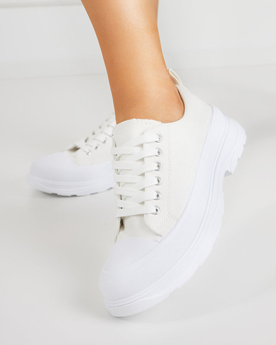 Tenisi sport dama Cresoma crem - Incaltaminte