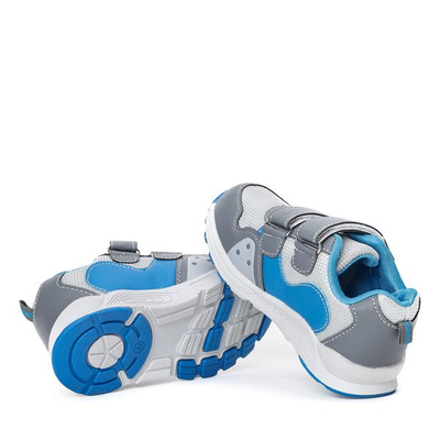 Szare buty chłopięce sportowe Nildan - Obuwie