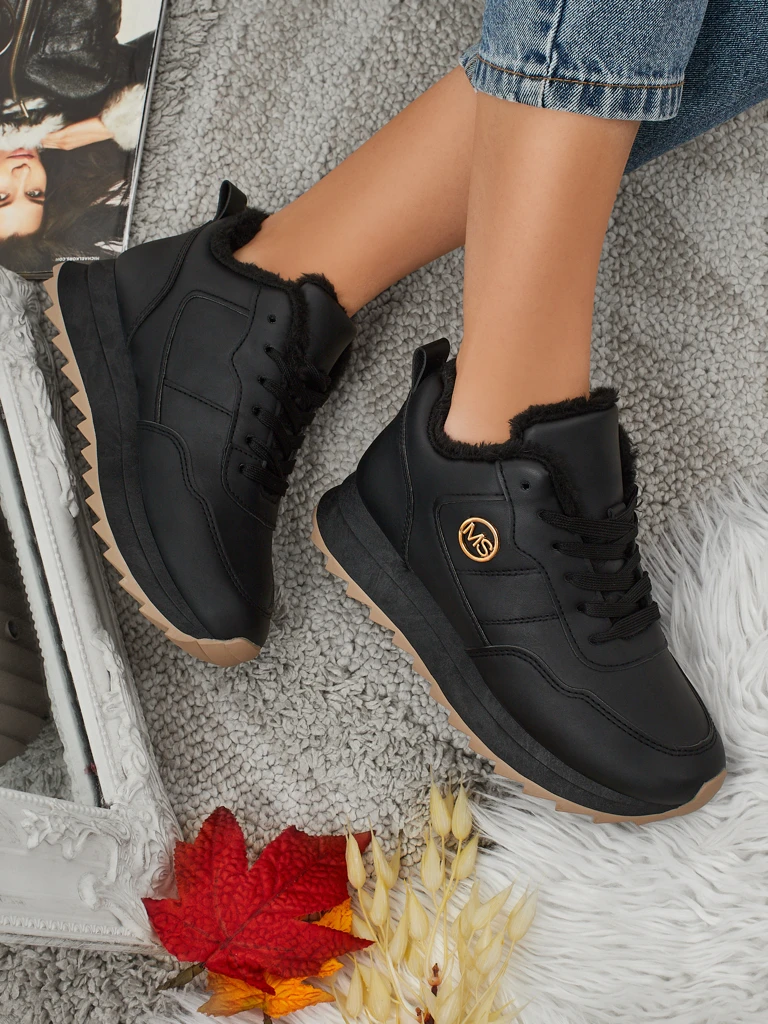 Royalfashion Adidași încălțați pentru femei cu blană Casot