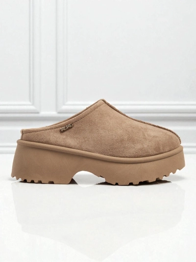 Botine scurte de damă a'la snowboots cu blană Calindra