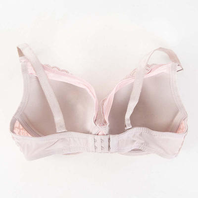 Sutien gri si roz cu dantela - Lenjerie intima
