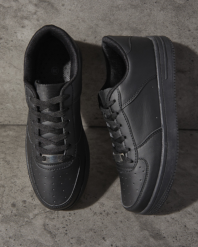 Adidași de damă de culoare neagră Defaggo- Footwear