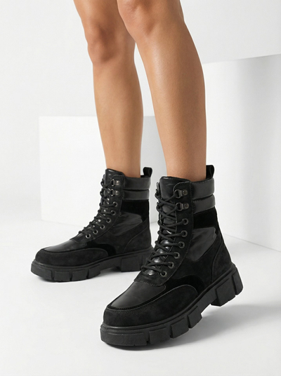 Cizme de vânătoare izolate pentru femei negre Kasemi- Footwear