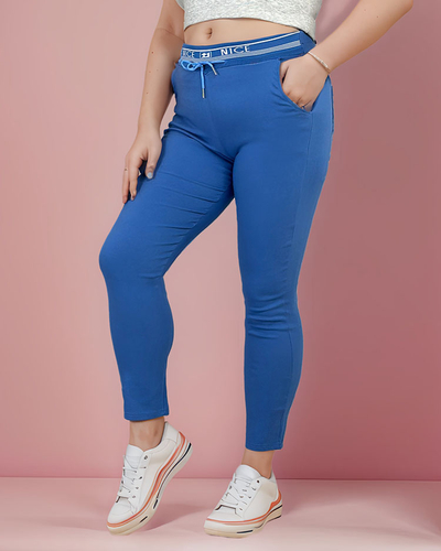 Royalfashion Pantaloni din stofă pentru femei PLUS SIZE