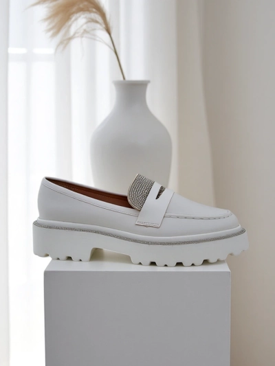 Royalfashion Mocasi femei cu strassuri Vinness