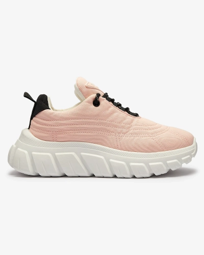 Pantofi sport din material textil pentru femei roz deschis Riotay- Footwear