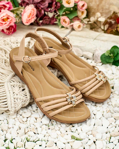 Royalfashion Sandale Sun Crusher decorate pentru femei