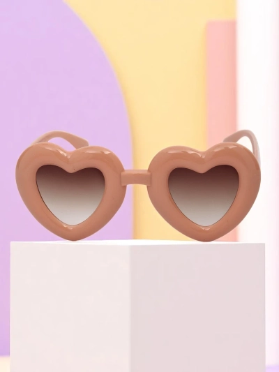 Royalfashion Ochelari de soare pentru copii în formă de inimă