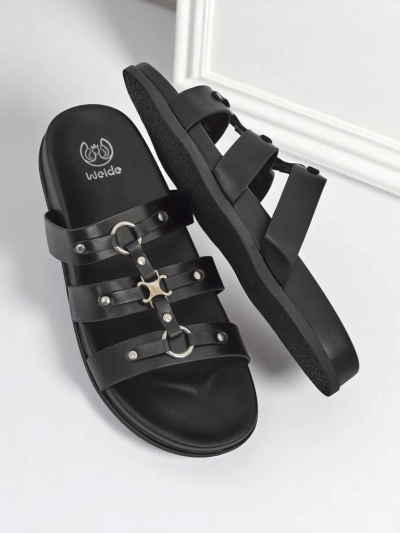 Royalfashion Damskie klapki w stylu rzymianek Roma
