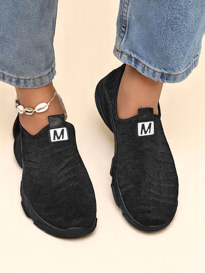 Royalfashion Wsuwane damskie materiałowe buty sportowe Flex Move