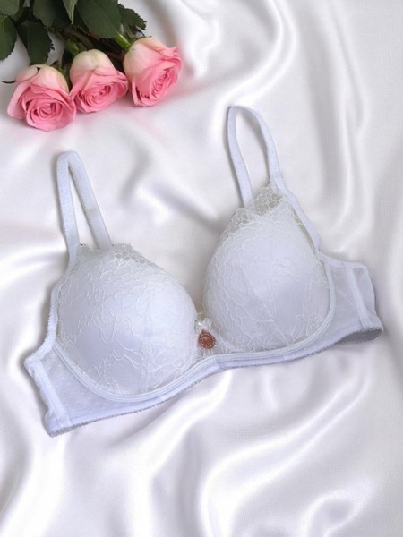 Royalfashion Sutien push-up damă cu dantelă Romance Push-Up