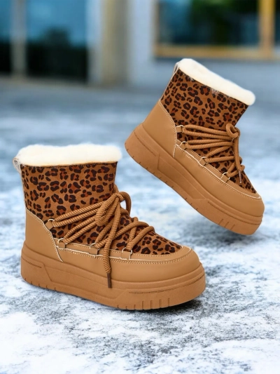 Cizme de zăpadă cu șireturi pentru femei de la Royalfashion Moniuc