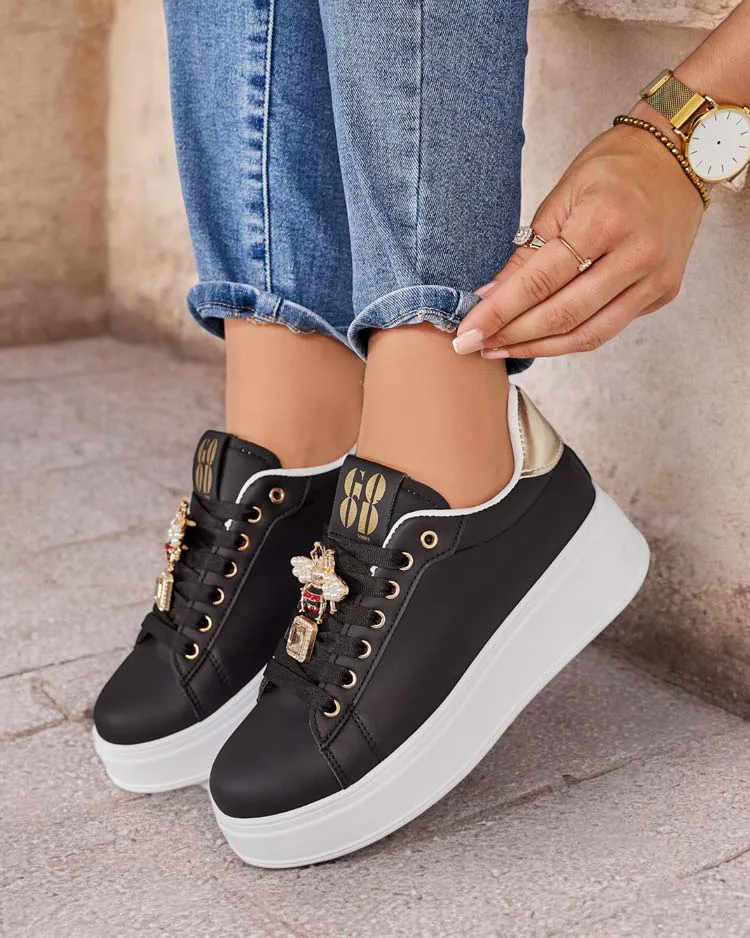 Royalfashion Adidași sport cu platformă pentru femei Lowig