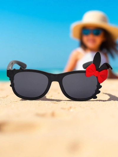 Royalfashion Ochelari de soare pentru copii Bunny Shine cu decorațiuni