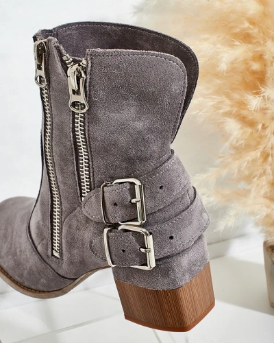Royalfashion Cizme cu toc decorate Zerta